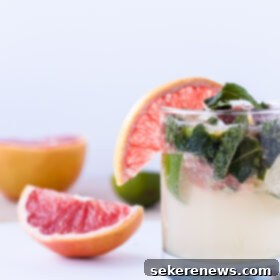 Zesty Grapefruit Mojito 6 Grapefruit Mojitos