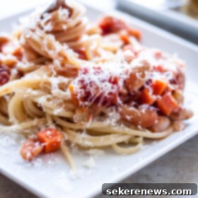 White Bean Ragu Spaghetti 6 Spaghetti with Cannellini Bean Bolognese