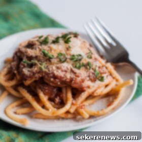 Bucatini with Savory Porcini Ragu 5 Bucatini with Porcini Mushroom Ragu