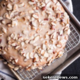 Golden Almond Olive Oil Cake with Brown Butter Drizzle 6 Almond Olive Oil Cake with Brown Butter Glaze