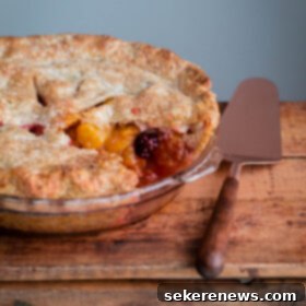 Sweet Blackberry Peach Pie 8 Blackberry Peach Pie