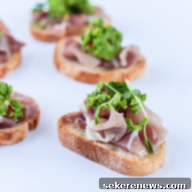 Spring Pea Pesto Crostini with Prosciutto 6 Pea Pesto Crostini with Prosciutto