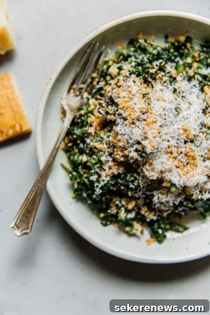 Signature Kale Caesar 3 Fresh Kale Caesar salad generously topped with crunchy crispy breadcrumbs and grated Parmesan cheese.