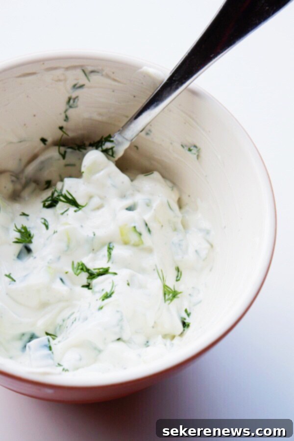 Zesty Chicken Pitas with Whipped Feta & Tzatziki 6 Homemade Tzatziki