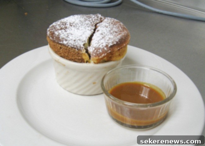 Elegant Dual-Flavor Chocolate and Grand Marnier Soufflé
