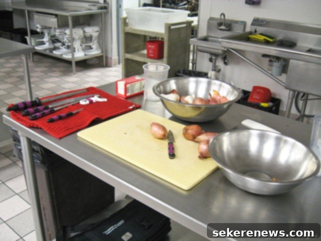 Day 48: Succulent Trout Paupiettes, Creamy Butternut Squash Soup, and Luscious Berry Cake 3 Culinary School Mise En Place Prep
