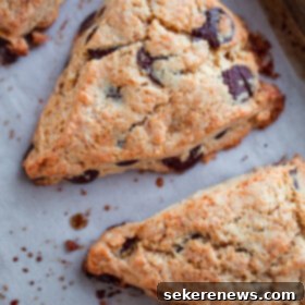 Toasted Brown Butter Chocolate Chip Scones 7 Brown Butter Chocolate Chip Scones