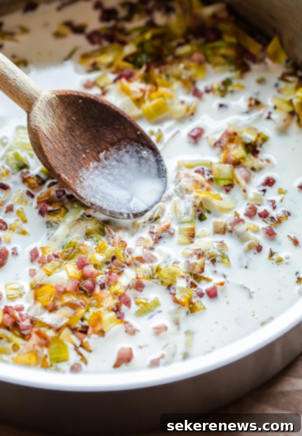 Creamy Pasta Sauce in Skillet