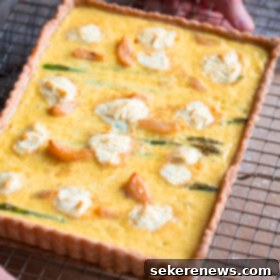 Bright Spring Quiche with Asparagus and Tangy Goat Cheese 8 Spring Asparagus and Goat Cheese Quiche