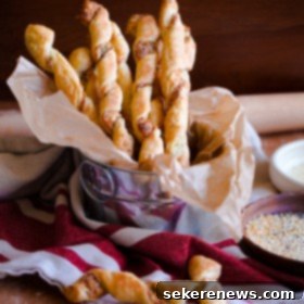 Cheesy Everything Bagel Twists 2 Everything Bagel Cheese Twists. These delicious pastries can be prepared in less than 30 minutes!