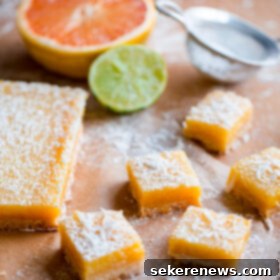 Sunshine Citrus Coconut Shortbread Bars 9 Four Citrus Coconut Shortbread Bars
