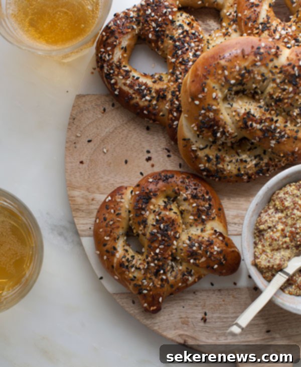 9 Everything Bagel Inspired Dishes 11 Soft Everything Bagel Pretzels, a savory and addictive snack.