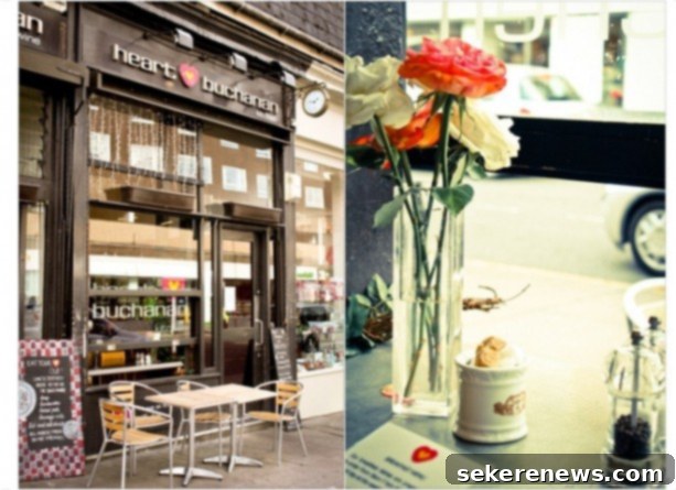 Wandering Free 4 The charming exterior of Heart & Buchanan café on Byres Road, Glasgow