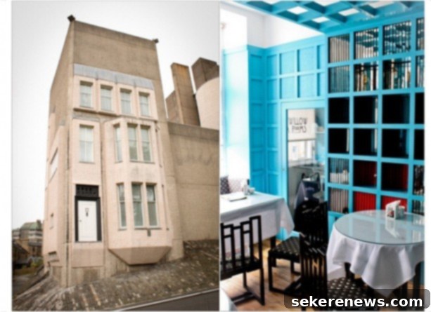 Wandering Free 10 The striking architectural design of a building by Charles Rennie Mackintosh