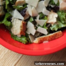 Hearty Wheat Berry Caesar Salad 5 Wheat Berry Caesar Salad with a healthier dressing