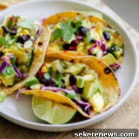 Sunrise Veggie Tacos 4 Vegetarian Breakfast Tacos