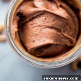 Espresso Infused Almond Cashew Butter 5 HOMEMADE Espresso Almond Cashew Butter. Almond cashew butter with a kick from espresso beans, vanilla, and a touch of maple syrup.