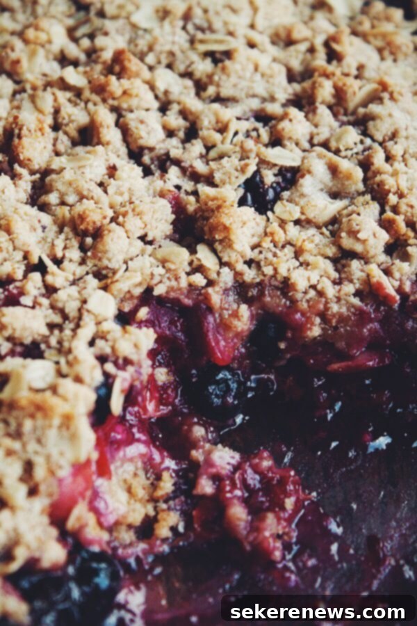 The Allure of Sour Cherries 5 Sour Cherry Crisp