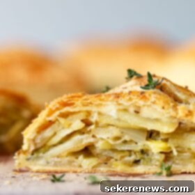 Golden Potato Leek Cornish Hand Pie 6 Potato Leek Cornish Pasty