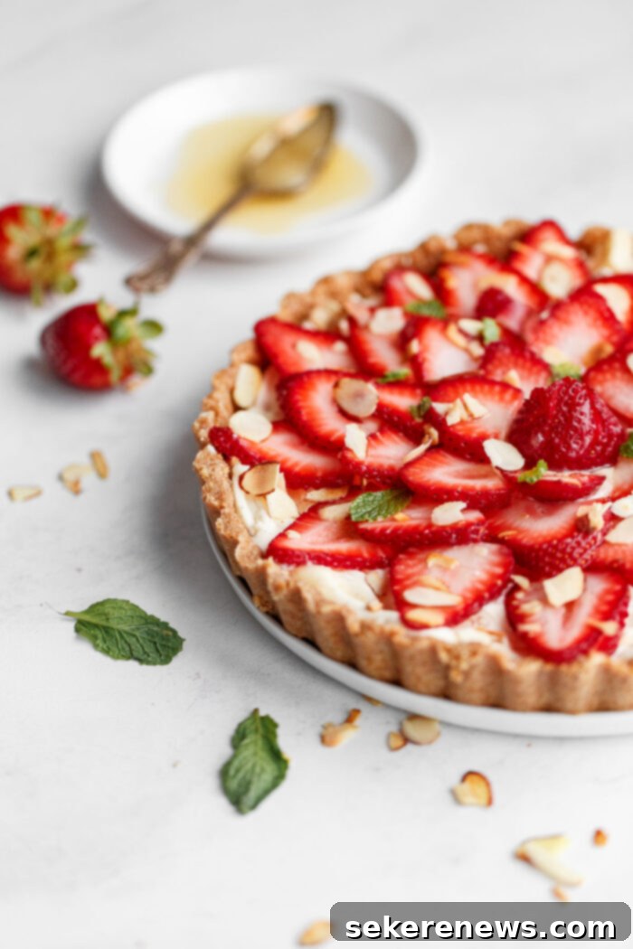 Strawberry Mascarpone Tart 2 No Bake Strawberry Tart