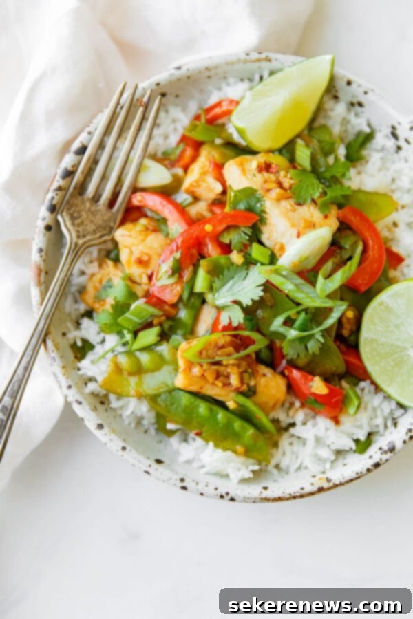 Easy Chicken Snow Pea Stir Fry 