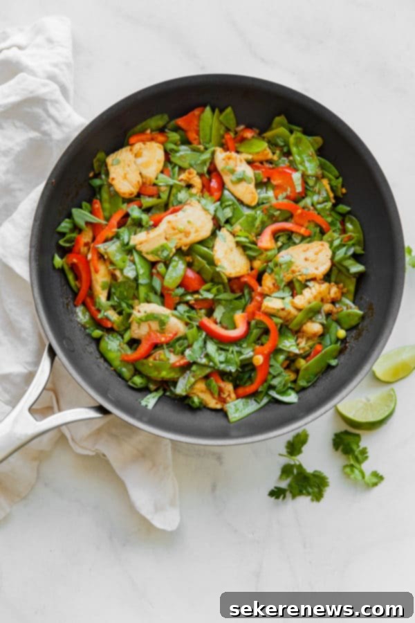 Easy Chicken Snow Pea Stir Fry 
