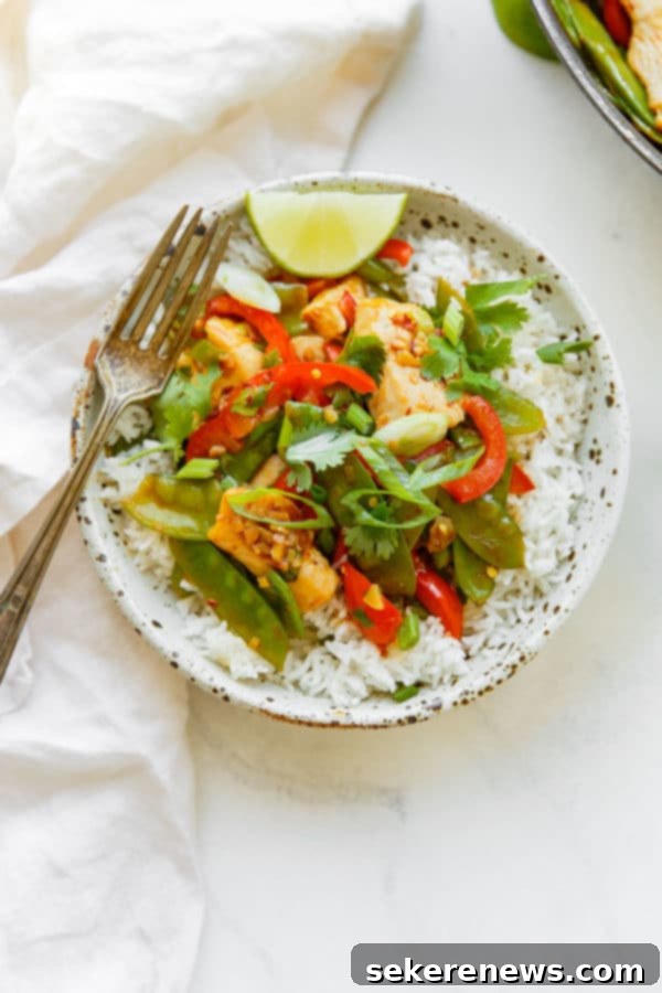 Easy Chicken Snow Pea Stir Fry 