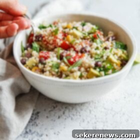 Southwestern Quinoa Medley 6 Southwest Quinoa Salad