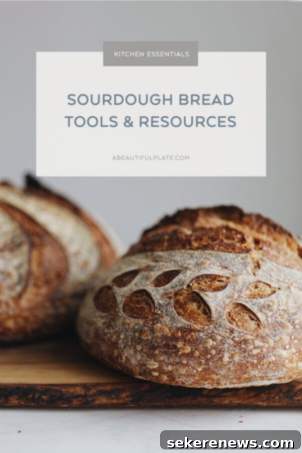 A Guide to Making Homemade Sourdough Bread at Home: Everything you need for great sourdough results Beautifully baked homemade sourdough bread, showcasing a rich golden crust and inviting texture