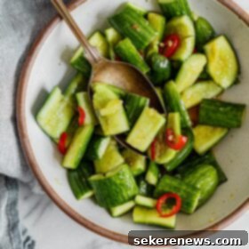 Refreshing Asian Cucumber Crunch 4 Chinese Cucumber Salad