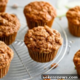 Hearty Whole Wheat Apple Cinnamon Muffins 8 Whole Wheat Apple Cinnamon Muffins