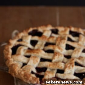 Ginger-Kissed Blackberry Lattice Pie 6 Blackberry Ginger Lattice Pie