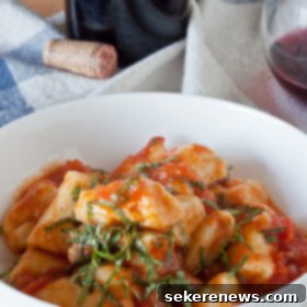 Pillowy Homemade Potato Gnocchi with Roasted Tomato Basil Sauce 7 Homemade Gnocchi with Roasted Tomato Basil Sauce