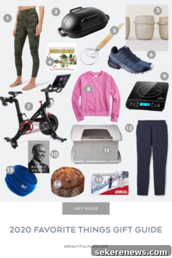 2020 Favorite Things Gift Guide - Curated Gift Ideas A Beautiful Plate's 2020 Favorite Things Gift Guide featuring a festive holiday scene with gift ideas