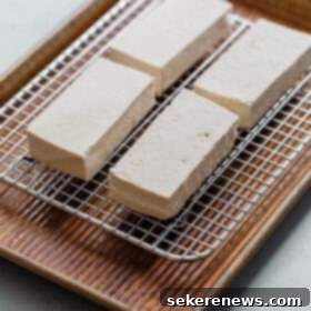 Crispy Tofu Secrets Pressing Revealed 11 Tofu Being Pressed