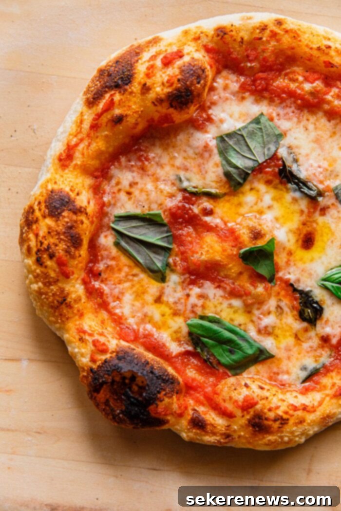 Perfect Sourdough Pizza Dough 30 Sourdough Pizza with Mozzarella Tomato and Basil