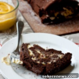 Tropical Bliss Chocolate Passion Fruit Roll Cake 8 Chocolate Passion Fruit Cake