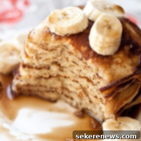 Golden Banana Pancakes, Coconut Caramel Dream 7 Delicious Banana Pancakes with Coconut Caramel Syrup