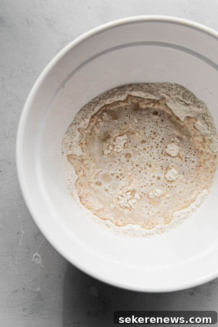 Beyond the Bag Understanding Bread Flour and All Purpose 6 Bread Flour Mixed with Water