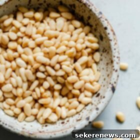 Toast Pine Nuts Like a Pro 9 Raw Pine Nuts in Bowl