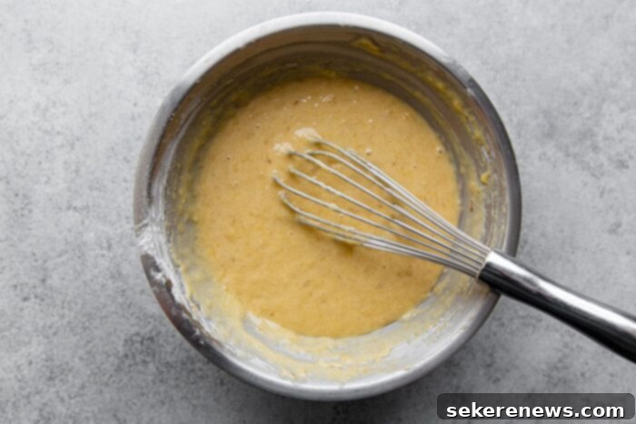 Ultimate Moist Banana Bread 8 Moist Banana Bread Batter in a Mixing Bowl