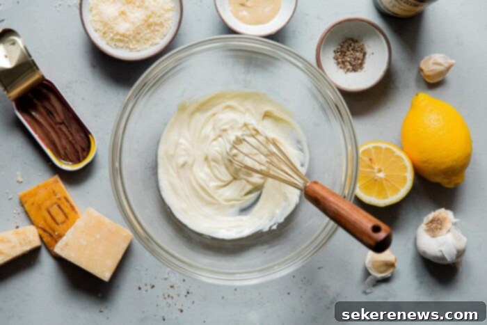 Caesar Salad Dressing Two Ways 11 Mayonnaise Caesar salad Dressing
