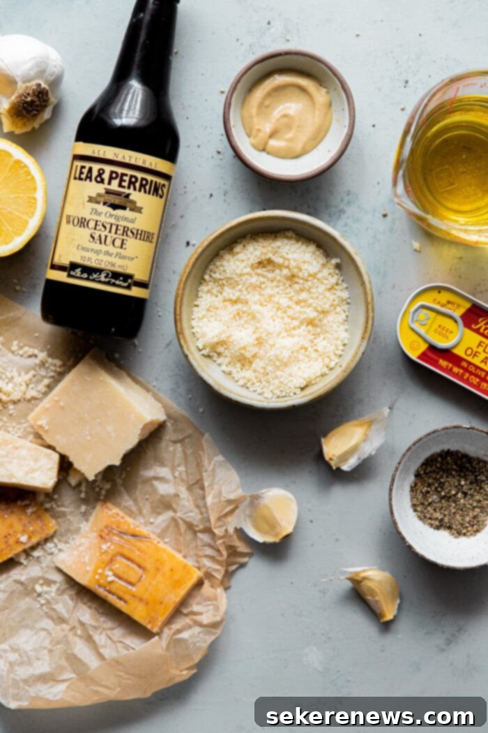 Caesar Salad Dressing Two Ways 3 Caesar Salad Dressing Ingredients