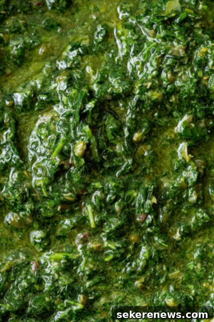 Garden Green Zest 7 Green Herb Salsa Verde