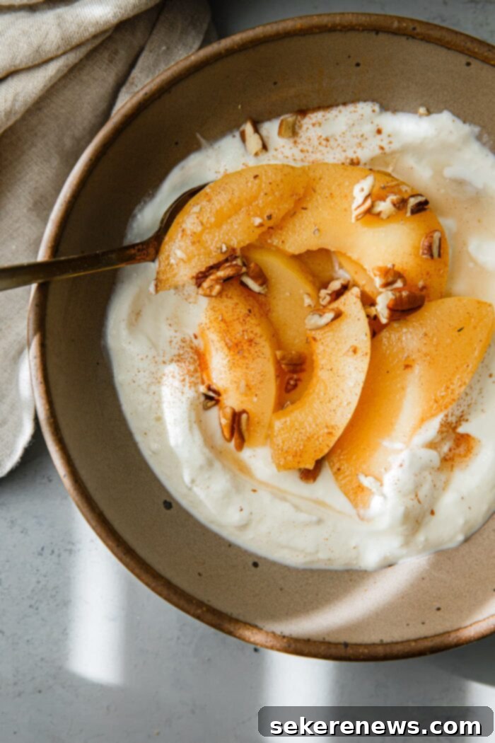 Golden Poached Quince 2 Poached Quince with Yogurt