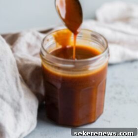 Artisan Salted Bourbon Caramel Sauce 9 Salted Bourbon Caramel Sauce