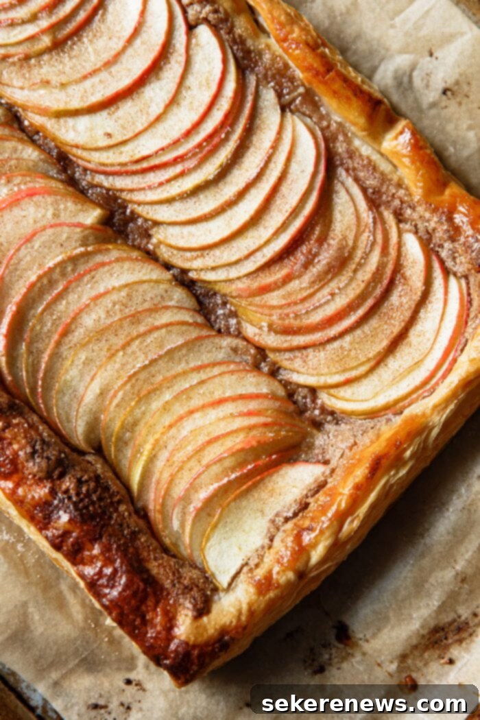 Golden Apple Puff Pastry Tart 2 Puff Pastry Apple Tart