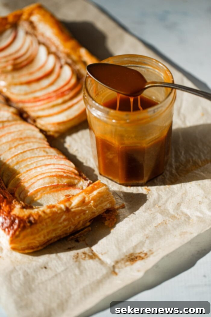 Golden Apple Puff Pastry Tart 14 Puff Pastry Apple Tart with Caramel