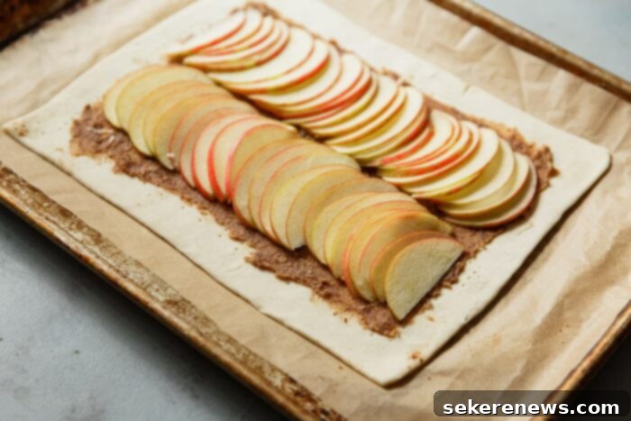 Golden Apple Puff Pastry Tart 9 How to Make A Puff Pastry Tart