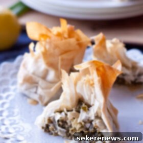Crispy Chard and Feta Parcels 7 Swiss Chard and Feta Phyllo Purses